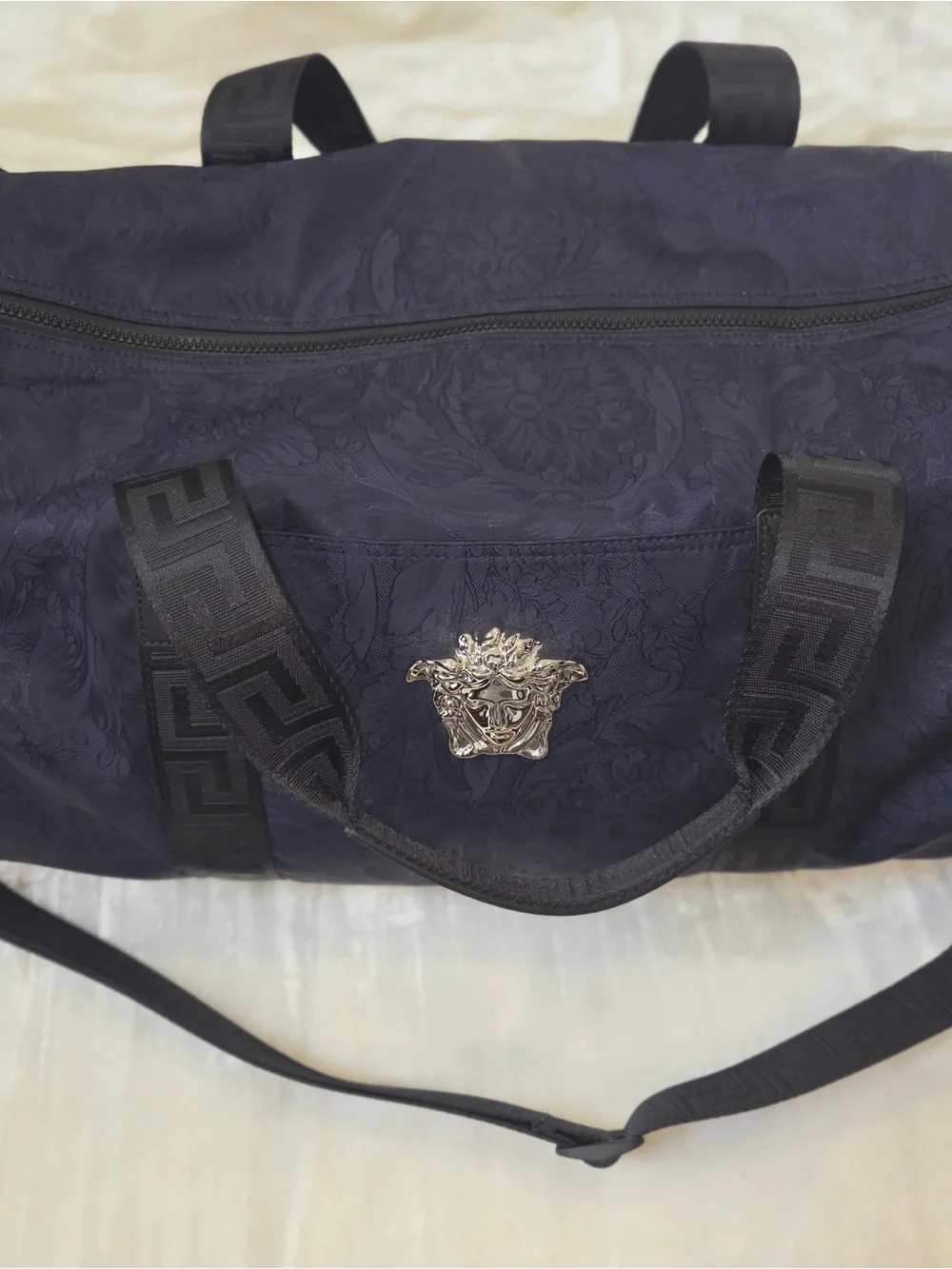 Versace Baroque Jacquard Weekender Bag
